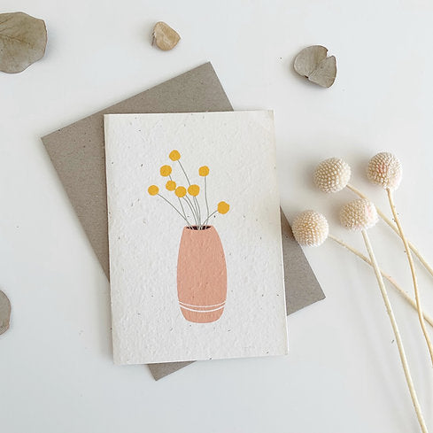Billy Buttons Card